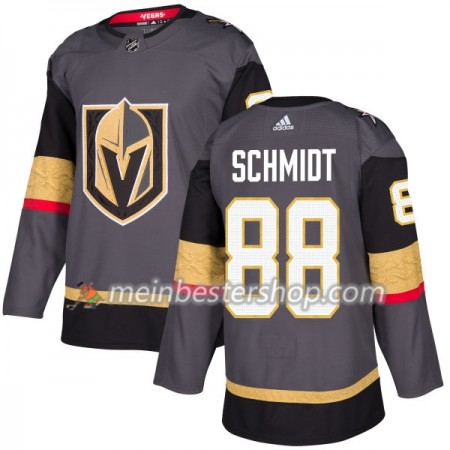 Vegas Golden Knights Nate Schmidt 88 Adidas 2017-2018 Grau Trikot Authentic - Herren